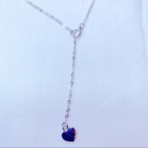 ❣️$25/3❣️ Two Hearts Pendant Sterling Sliver Plated Necklace - Picture 4 of 7